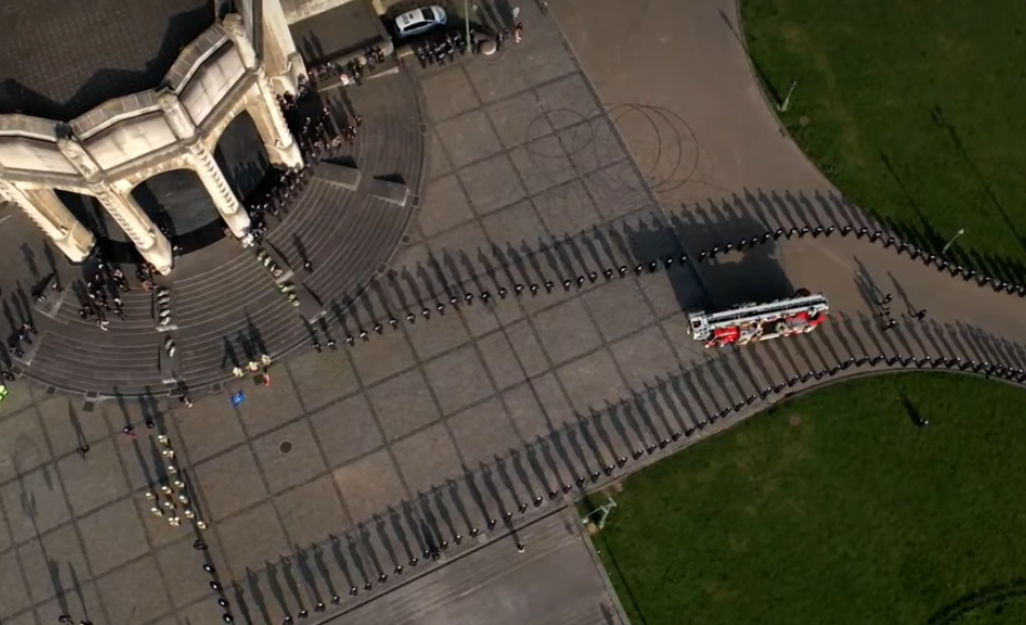 Drone beeld kerk